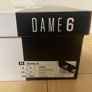 希少 adidas DAME6 アディダス デイム6 バッシュ 27cm