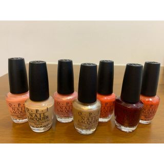 オーピーアイ(OPI)の☆O・P・I☆ネイルラッカー マニキュア 7本セット売り(マニキュア)