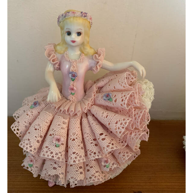 アイリッシュドレスデン リカちゃん ピンク - 置物