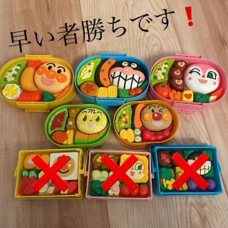 ぷぅ様 アンパンマン お弁当 パズル 5個-