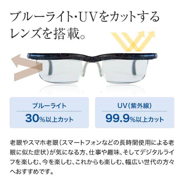 【新品未使用品】ドゥーアクティブ　度数調整できるシニアグラス　老眼鏡　グレー