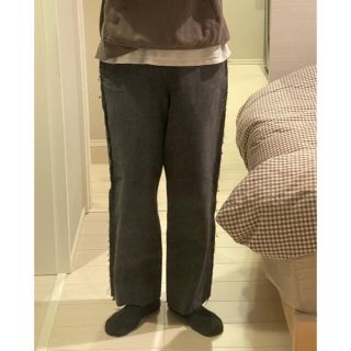 ディガウェル(DIGAWEL)のDIGAWEL  "CUTOFF WIDE PANTS"(スラックス)