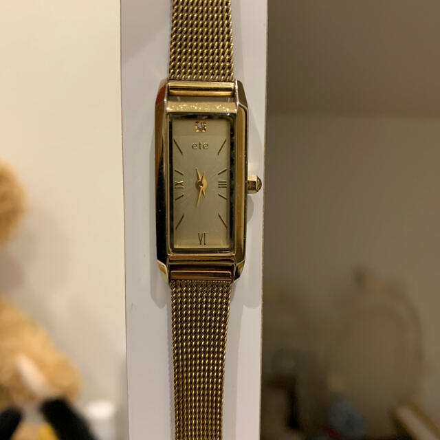 ete(エテ)のete ゴールド腕時計 レディースのファッション小物(腕時計)の商品写真