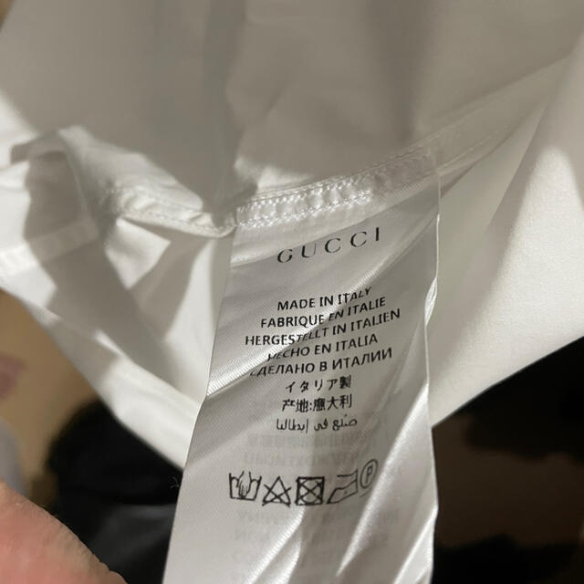 Gucci 白シャツ サイズ17の通販 by かり's shop｜グッチならラクマ - GUCCI グッチ お得超特価