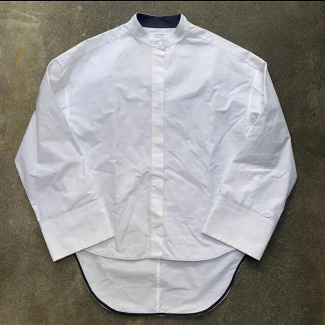 CINOH ボタンスリーブスタンドカラーシャツ　2018年モデル　シャツ　チノ
