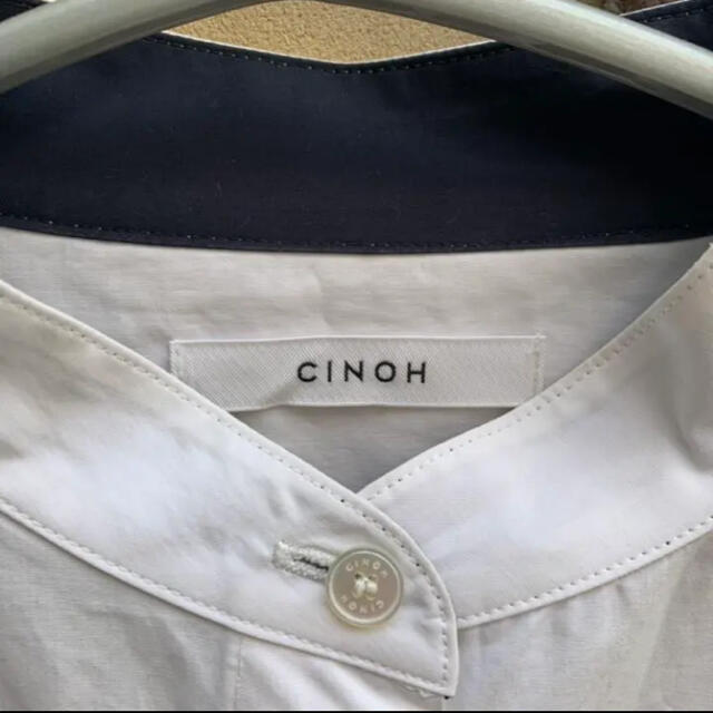 1LDK SELECT(ワンエルディーケーセレクト)のCINOH ボタンスリーブスタンドカラーシャツ　2018年モデル　シャツ　チノ メンズのトップス(シャツ)の商品写真