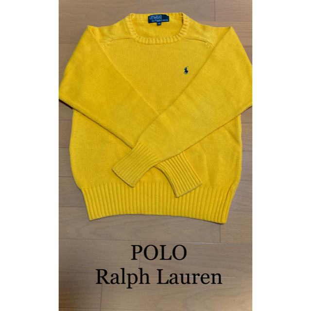 POLO RALPH LAUREN(ポロラルフローレン)のポロ　ラルフローレン　ニット　140  セーター　アウター キッズ/ベビー/マタニティのキッズ服女の子用(90cm~)(ニット)の商品写真