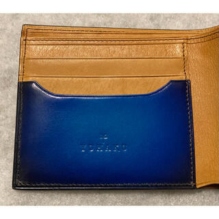 【新品】ユハク yuhaku  二つ折財布 フォスキーア ブルー 【送料無料】