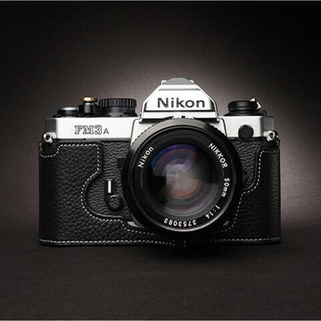 本革カメラケース Nikon ニコン FM3A用  ブラック