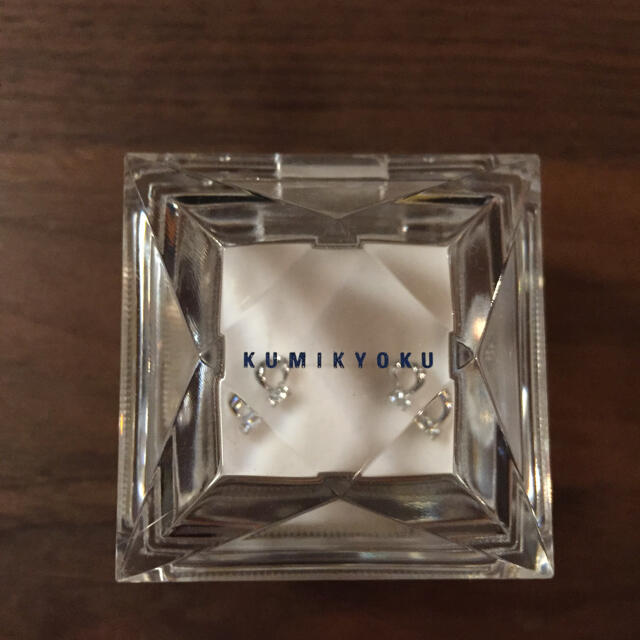 kumikyoku（組曲）(クミキョク)の新品　ホワイトゴールド×ダイアモンド  ピアス レディースのアクセサリー(ピアス)の商品写真