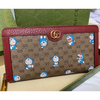 グッチ(Gucci)の【グッチ】★人気コラボ★ドラえもん×グッチジップアラウンド (長財布)