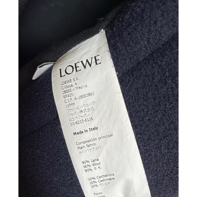 LOEWE(ロエベ)のLOEWE 19AW アシンメトリー　ロングコート メンズのジャケット/アウター(チェスターコート)の商品写真