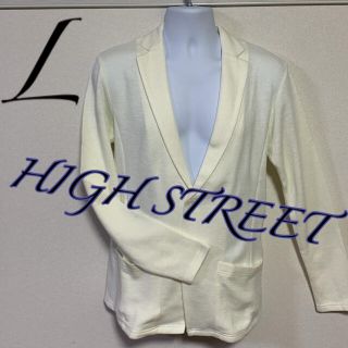 ハイストリート(HIGH STREET)のHIGH STREET ハイストリート　カーディガン　春　テーラードジャケット(テーラードジャケット)