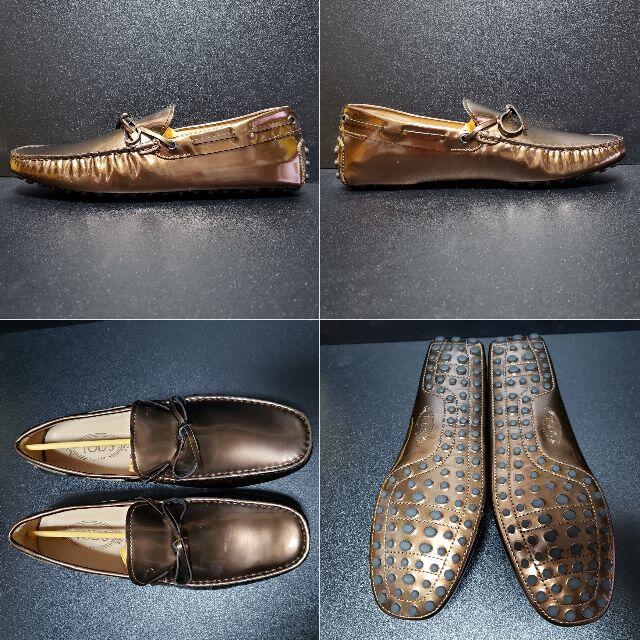 TOD'S - トッズ(TOD'S) ドライビングシューズ 銅茶 UK8の通販 by