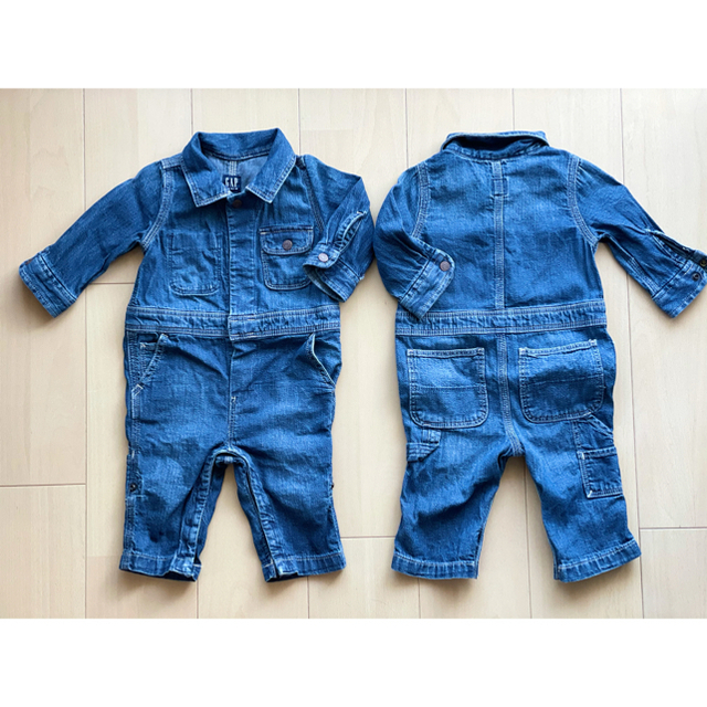 babyGAP(ベビーギャップ)の【Z2kidsMaMa様専用】babyGAP カバーオール４着 キッズ/ベビー/マタニティのベビー服(~85cm)(カバーオール)の商品写真