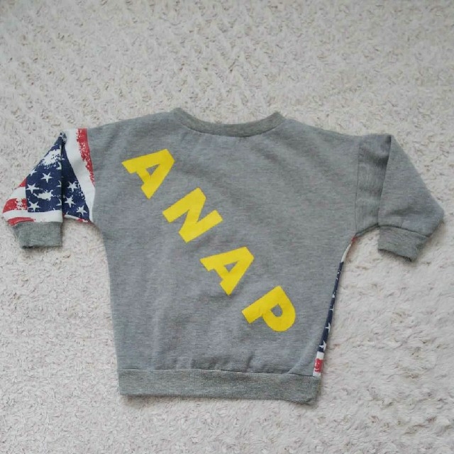ANAP Kids(アナップキッズ)のトレーナー 120 ANAP キッズ/ベビー/マタニティのキッズ服男の子用(90cm~)(Tシャツ/カットソー)の商品写真