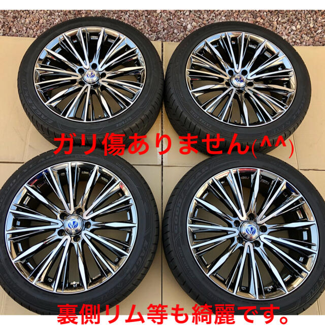 19インチ レイズ ヴォウジェ 245/45/19 GOODYEAR 4本セット 自動車/バイクの自動車(タイヤ・ホイールセット)の商品写真