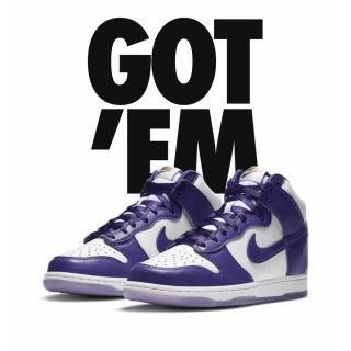 ナイキ(NIKE)のNIKE ダンク HIGH Varsity Purple DUNK 28.5(スニーカー)