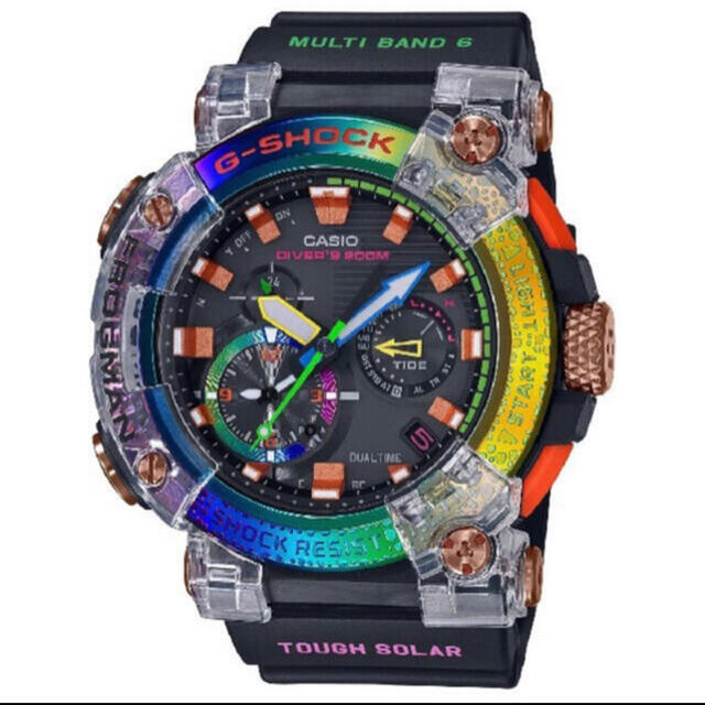 G-SHOCK(ジーショック)のG-SHOCK レインボー フロッグマン GWF-A1000BRT-1AJR メンズの時計(腕時計(アナログ))の商品写真