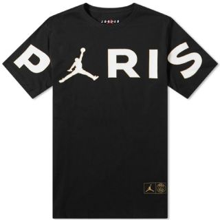 ナイキ(NIKE)のJORDAN × PSG コラボ Tシャツ　L(Tシャツ/カットソー(半袖/袖なし))