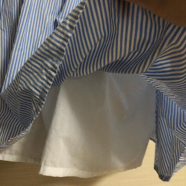 GU(ジーユー)のリシェグラマー　ストライプ フレアスカート レディースのスカート(ひざ丈スカート)の商品写真