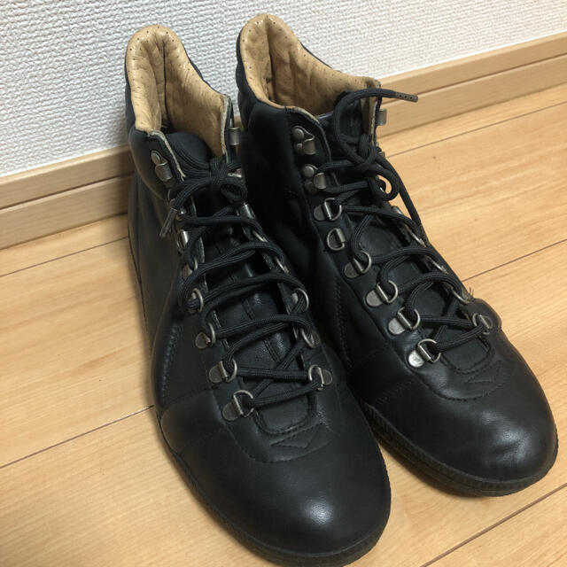 【美品】ディーゼル　レザーブーツ　28.5センチ　ブラック