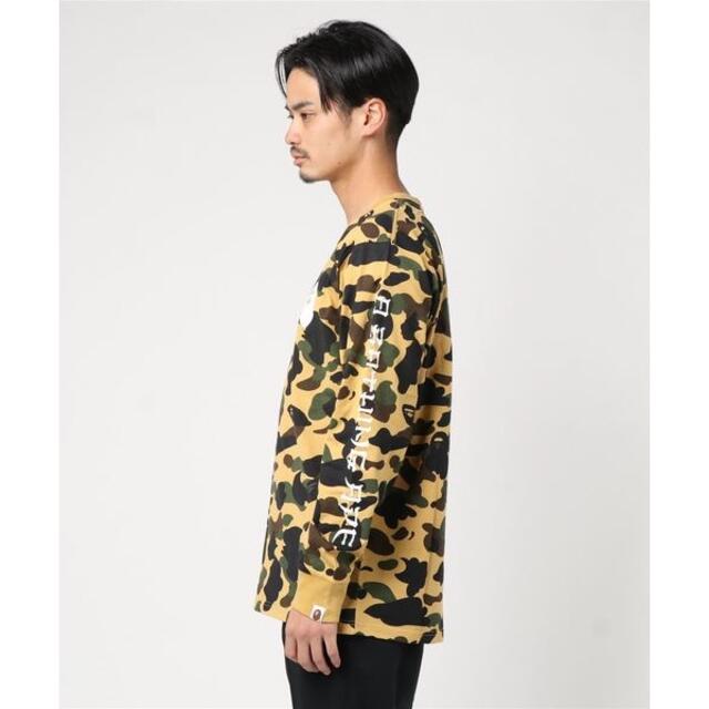 BAPE 1st CAMO L/S長袖Tシャツ　黄m 3