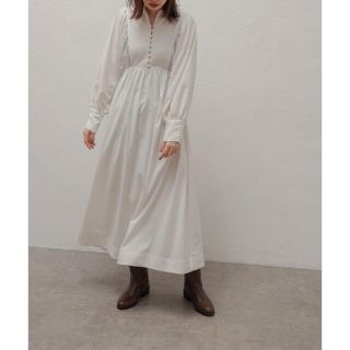 ナチュラルクチュール(natural couture)の【大人ナチュ】前後2WAYボリュームスリーブワンピース(ロングワンピース/マキシワンピース)