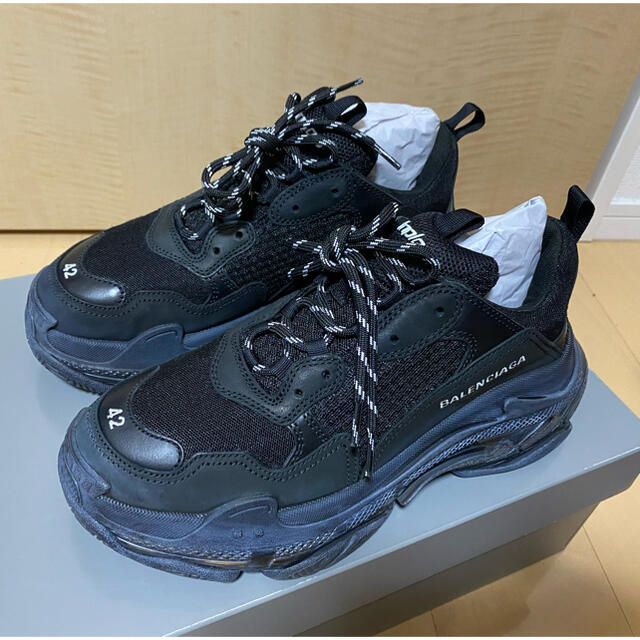 BALENCIAGA triple s clear sole trainers