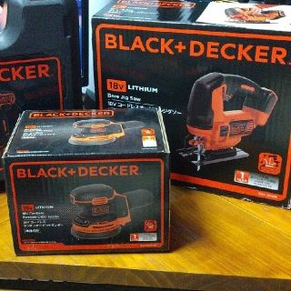 ブラックアンドデッカー　ジグソー、サンダーセット(工具/メンテナンス)