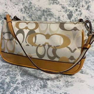 コーチ(COACH)の正規/良品/COACH/コーチ/シグネチャー/ハンドポーチ/2way(ハンドバッグ)