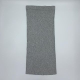 ザラ(ZARA)のレディース ZARA KNIT ザラ ニットスカート グレー M(ロングスカート)