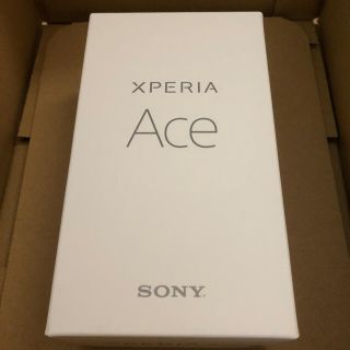 エクスペリア(Xperia)のXPERIA Ace ホワイト　エクスペリア　エース　新品未使用(スマートフォン本体)