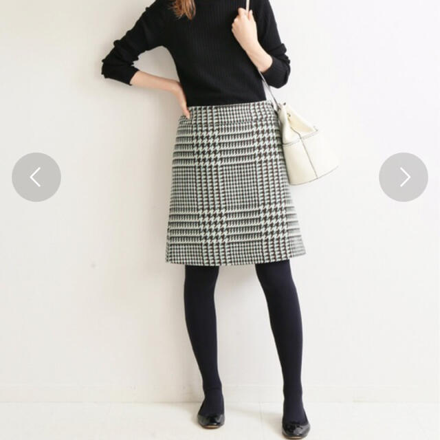 IENA(イエナ)のIU様専用　緑チェックのみ レディースのスカート(ひざ丈スカート)の商品写真
