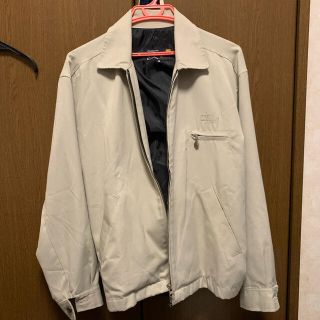 ステューシー(STUSSY)のステューシー　ドリズラージャケット　ベージュ(ブルゾン)