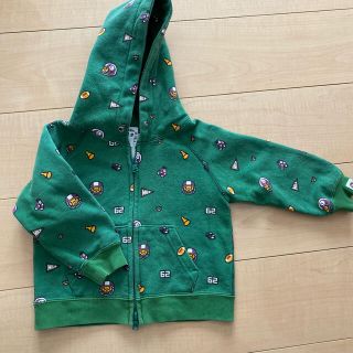 アベイシングエイプ(A BATHING APE)のBAPE kidsパーカー(ジャケット/上着)