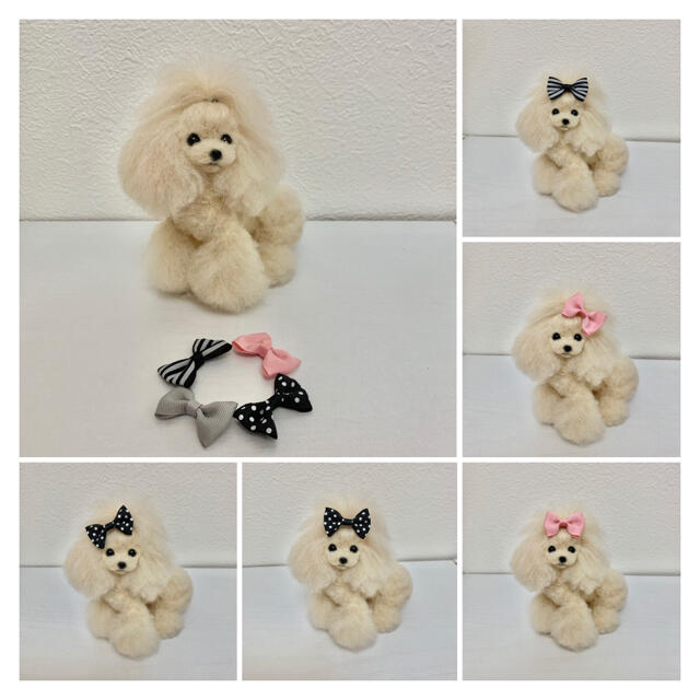 みみこ様専用❁リボンおパンツカット❁プードルちゃん❁トップノット