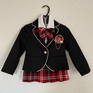 入学式　女児スーツ　５点セット　120(セレモニードレス/スーツ)