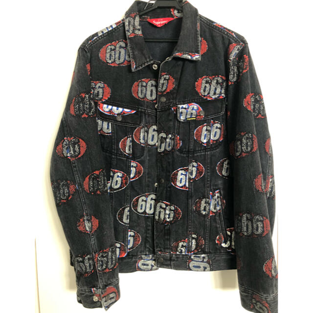 Supreme(シュプリーム)のsupreme 666 denim tracker jacket Lサイズ メンズのジャケット/アウター(Gジャン/デニムジャケット)の商品写真