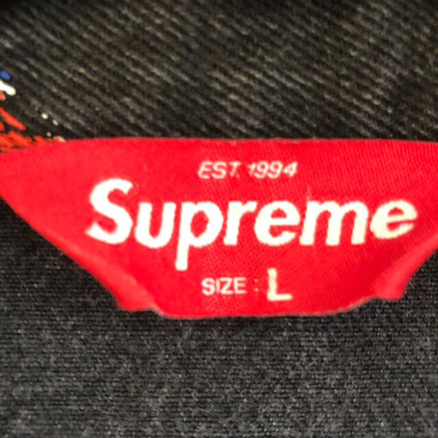 Supreme(シュプリーム)のsupreme 666 denim tracker jacket Lサイズ メンズのジャケット/アウター(Gジャン/デニムジャケット)の商品写真