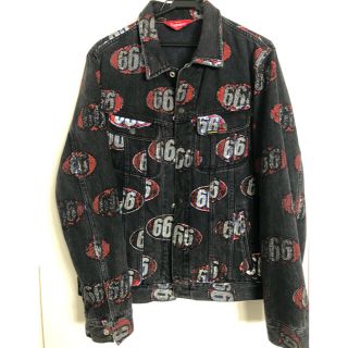 シュプリーム(Supreme)のsupreme 666 denim tracker jacket Lサイズ(Gジャン/デニムジャケット)