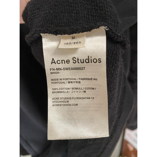 ACNE(アクネ)のacne studios ハーフジップコットン　スウェットシャツ　 メンズのトップス(スウェット)の商品写真