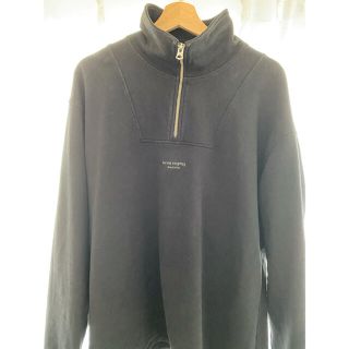 アクネ(ACNE)のacne studios ハーフジップコットン　スウェットシャツ　(スウェット)