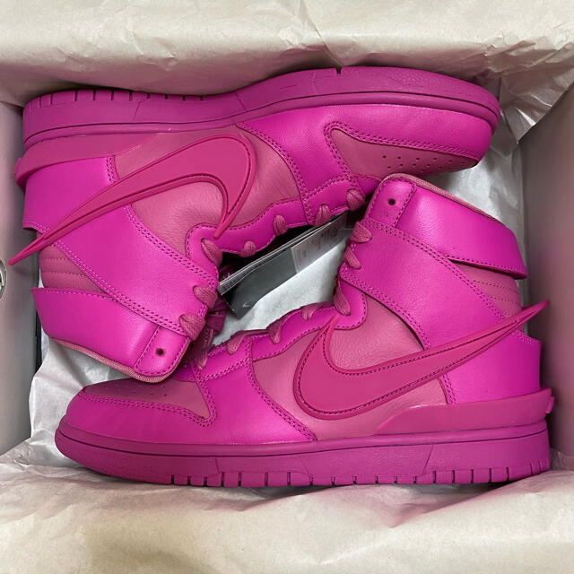 NIKE(ナイキ)のAMBUSH × NIKE DUNK HIGH "PINK" 26cm メンズの靴/シューズ(スニーカー)の商品写真