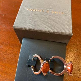 チャールズアンドキース(Charles and Keith)のダイヤリング型ピアス💍　⭐️三連休特別値下‼️(ピアス)