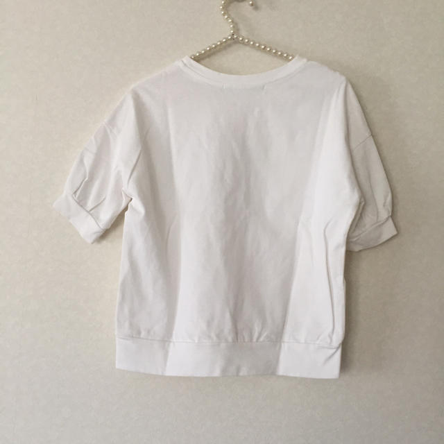 Dot&Stripes CHILDWOMAN(ドットアンドストライプスチャイルドウーマン)の白Tシャツ レディースのトップス(Tシャツ(半袖/袖なし))の商品写真