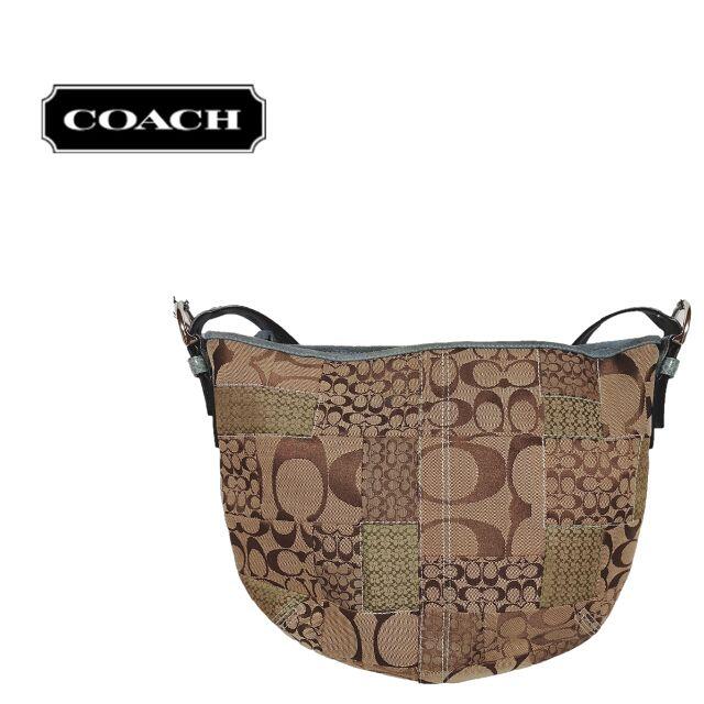 COACH(コーチ)のCOACH コーチ ショルダーバッグ シグネチャー パッチワーク レディースのバッグ(ショルダーバッグ)の商品写真