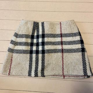 バーバリー(BURBERRY)のBurberry♡ウールスカート(ミニスカート)