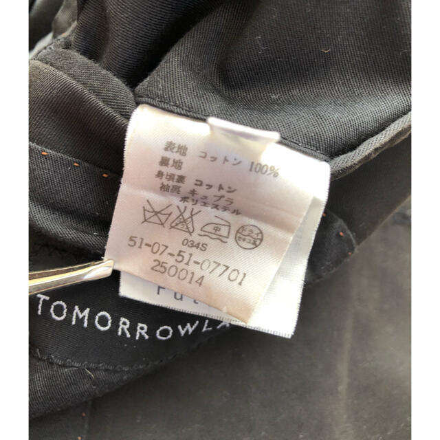 TOMORROWLAND(トゥモローランド)のTOMORROWLAND COTTON 3B JAKET SIZE 44 メンズのジャケット/アウター(テーラードジャケット)の商品写真