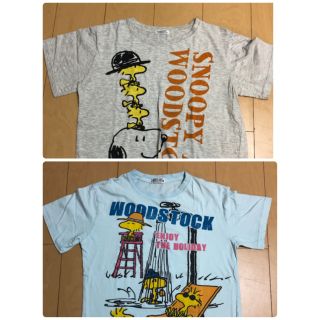 ピーナッツ(PEANUTS)のPEANUTS  Ｔシャツ2枚(Tシャツ(半袖/袖なし))